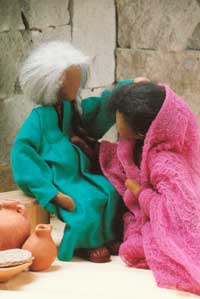 Dies ist schon kein reines Stilleben mehr, aber die einzelnen Figuren stehen noch deutlich im Vordergrund