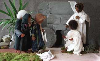 Das ist wieder ein klassisches Diorama; hier &uuml;brigens mit den 50cm-hohen Figuren gestaltet