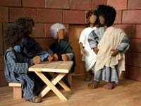 W�hrenddessen erscheint Jesus im Raum - Anklicken zur Gro�ansicht !