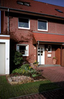 Vorderansicht unseres Hauses